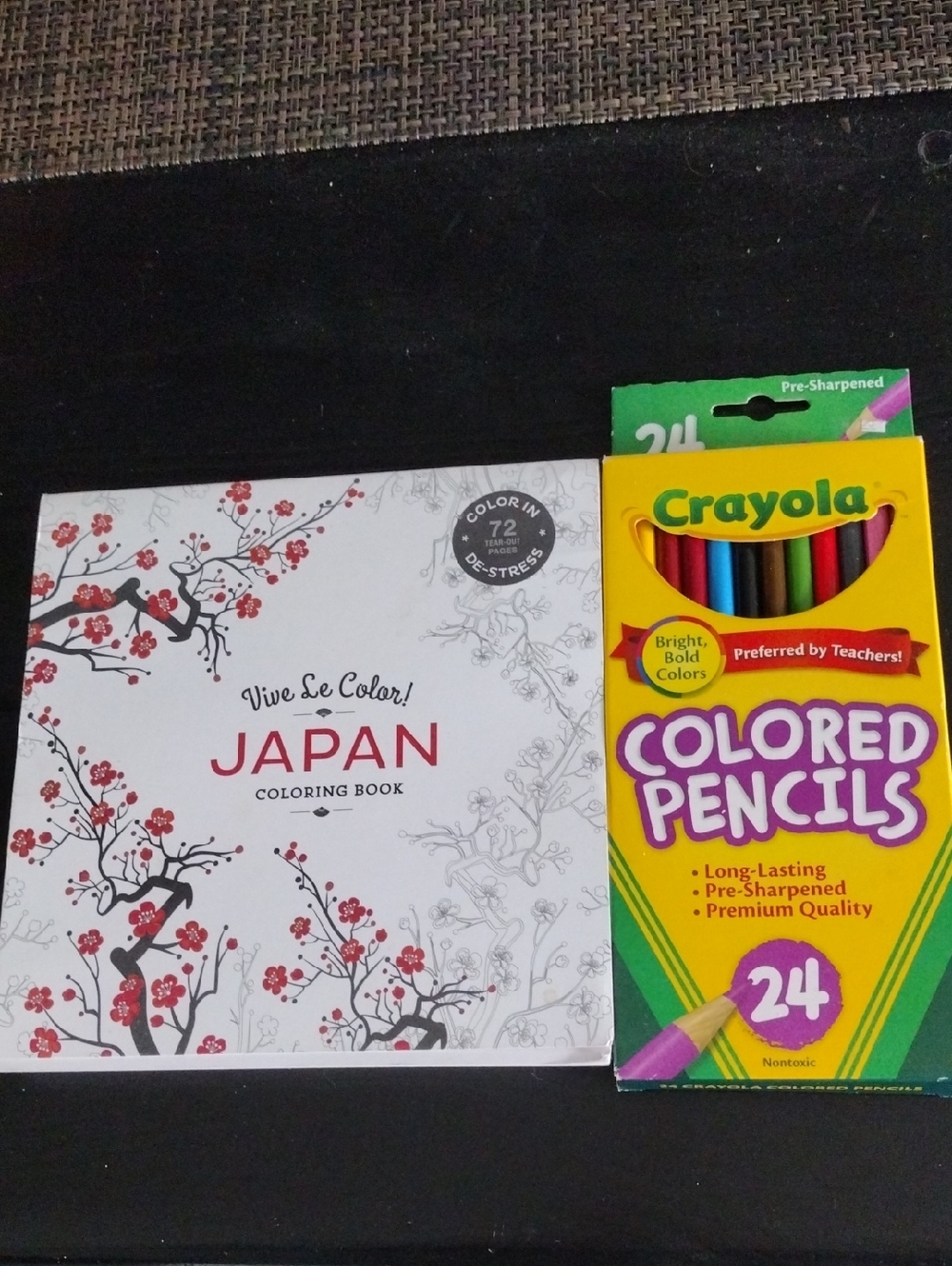 Japan Coloring Book Crayola Colored Pencils Included